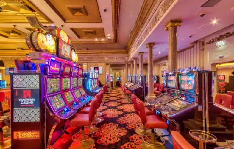 slots game Casino section showing slots and table game categories for Filipino players